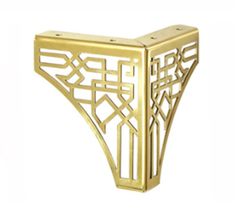Ultra-lage prijs, korting op levering 0,25 kg per bank metaal bloem benen meubels gouden metaal benen voor meubels